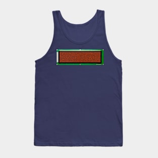 Blank Orange Dot Matrix Display Tank Top